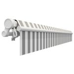 MARKIZA, TENDA NATERIAL CALIMA 300X200 CM BELO/SIVA, ROČNA - slika 2