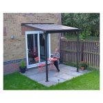 NADSTREŠEK ZA TERASO PALRAM SIERRA, SIVA/TRANSPARENT 2,3X2,3M - slika 2