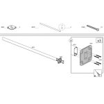 NADSTREŠEK ZA TERASO PALRAM SIERRA, SIVA/TRANSPARENT 2,3X2,3M - slika 8