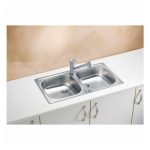 NERJAVNO POMIVALNO KORITO ALVEUS BASIC 160, LEINEN 780X435 MM - slika 2