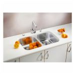 NERJAVNO POMIVALNO KORITO ALVEUS DUO 30, SATIN 752X440 MM - slika 2