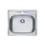 NERJAVNO POMIVALNO KORITO ALVEUS MORE 10, LEINEN 560X500 MM