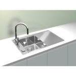 NERJAVNO POMIVALNO KORITO ALVEUS STRICTO 10 790X472 MM, LEVI - slika 3