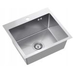 NERJAVNO POMIVALNO KORITO QUADRON LUKE 100 INOX - slika 2