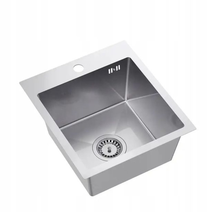 NERJAVNO POMIVALNO KORITO QUADRON LUKE 90 INOX - slika 2