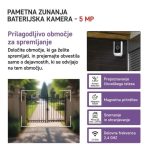 PAMETNA KAMERA EMOS SNAP VRTLJIVA IP-210 Z WIFI - slika 4