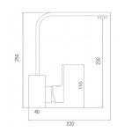 PIPA KUHINJSKA SINK SOLUTION KATY ČRNA - slika 2