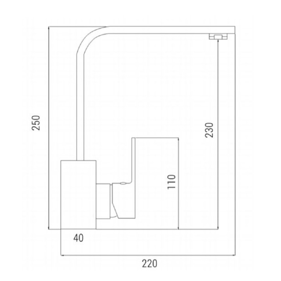 PIPA KUHINJSKA SINK SOLUTION KATY ČRNA - slika 2