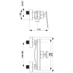 PIPA ZA TUŠ KAD UNITAS ZEN U40 BREZ PRHE IN GIBLJIVE CEVI - slika 2