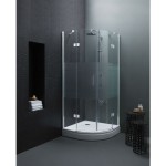 POLKROŽNA KAB. ZA PRHANJE KOLPA SAN TKP 100/K ATLAS SILVER PROF. PROZORNO STEK.