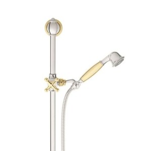 PRHA UNITAS STIL Z ZIDNIM DRŽALOM KROM/ZLATA