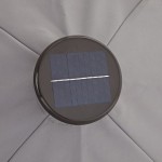 SENČNIK NATERIAL SRED. SONO II LED 290X290 RJAV, ALU, 250G - slika 4