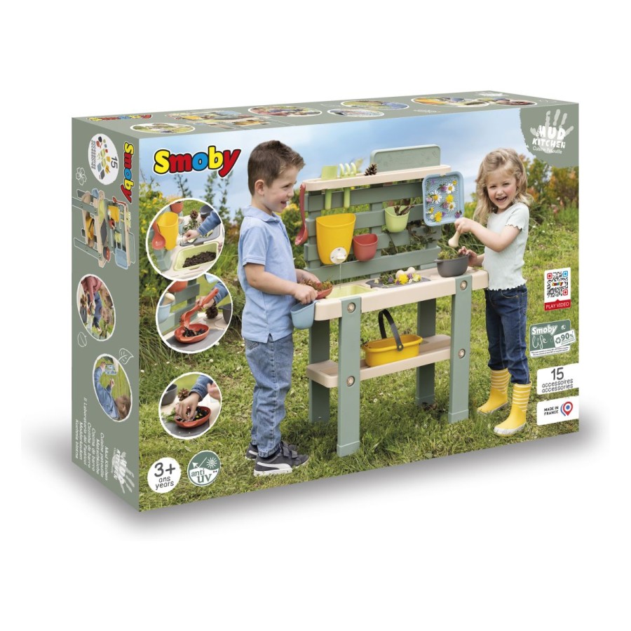 da se preizkusijo v kuhanju in igri z različnimi kuhinjskimi pripomočki.Z dimenzijami 72 x 36 x 99 cm je kompaktna in primerna za manjše prostore ali igro na prostem