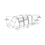 ŠOTOR EASY CAMP HUNTSVILLE TWIN 600 ZELENA - slika 11