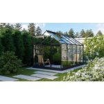 STEKLEN RASTLINJAK VITAVIA PLANET 6200 ESG 3MM, 1,95X3,21 ČRNA - RASTLINJAK+OKVIR ZA TEMELJ - slika 2