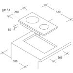 STEKLOKERAMIČNA PLOŠČA CANDY CDH 30 - slika 4