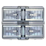 STOL ZA KAMPIRANJE CATTARA SET MIZA S STOLI ZA KAMP RAVENNA SET ZLOŽLJIV - slika 4