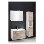 TOALETNA OMARICA FEROTEHNA TIA 80 Z OGLEDALOM IN LED LUČKO - slika 2