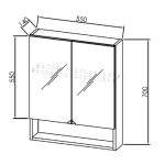 TOALETNA OMARICA KOLPA SAN TOE 55 WH - slika 4