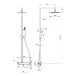 TUŠ SISTEM DEANTE SET ARNIKA NAC 01QK - slika 3