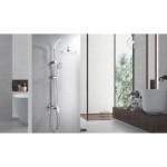 TUŠ SISTEM INTER CERAMIC ALISADO SILIKON/ MEDENINA KROM/BELA - slika 3