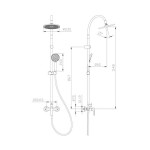 TUŠ SISTEM INTER CERAMIC ALISADO SILIKON/MEDENINA GUN SIVA - slika 4