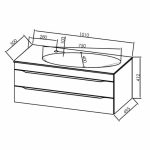 UMIVALNIŠKA ENOTA KOLPA SAN MALAYA OUM 100 DARK GRAY - slika 2