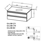 UMIVALNIŠKA ENOTA KOLPA SAN OA 80 DC ALEXIS BREZ UMIVALNIKA - slika 2