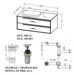UMIVALNIŠKA ENOTA KOLPA SAN OUG 100 HO GRACE Z UMIVALNIKOM - slika 2