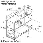VGRADNA KUHINJSKA NAPA BOSCH DBB97AM60 - slika 9