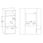 VGRADNA PEČICA + PLOŠČA SIMFER BIOH40B5B - slika 4