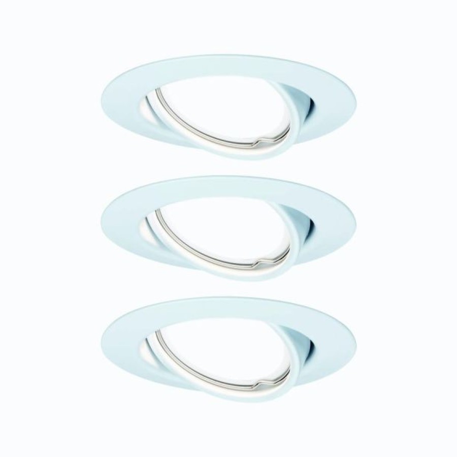 VGRADNI LED REFLEKTOR RL BASE COIN 3X5W GIBLJIV 3STEP DIM, BELA