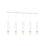 VISEČA SVETILKA MILAGRO JOKER BELA/ZLATA 5XGU10 MLP6122