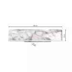 VISEČA SVETILKA MILAGRO PIERCE BELA 18W LED ML6474 - slika 4