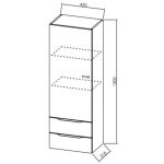 VISOKA OMARICA KOLPA SAN M 1301 DARK GRAY - slika 3