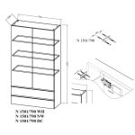 VISOKA OMARICA KOLPA SAN N 1501/790 DC NAOMI VERTIKALNA - slika 4