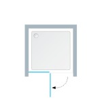 VRATA KOLPA SAN TV/S 100/K-L ATLAS H=200 SILVER PR. PROZORNO ST. - slika 2