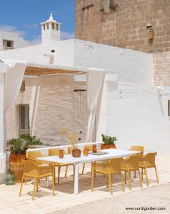 Vrtna garnitura ALLORO 140+ 6X stol NET - slika 2