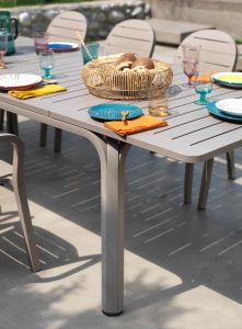 Vrtna garnitura ALLORO 210+ 8X stol PALMA- tortora - slika 4