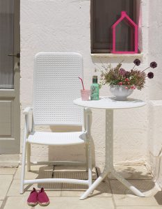 Vrtna garnitura SPRITZ+ 2X počivalnik DARSENA- bela - slika 2