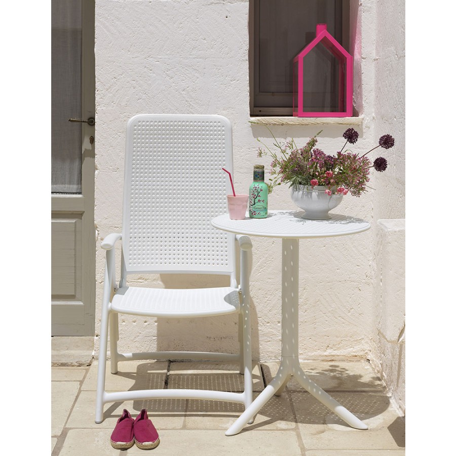 Vrtna garnitura SPRITZ+ 2X počivalnik DARSENA- bela - slika 2