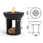 VRTNO KURIŠČE HERGOM FIRE PIT S STOJALOM - slika 3