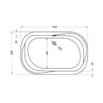 WELLNESS KAD MASAŽNA KOLPA SAN ADAM&EVA-FS 190X120/O ZRAČNA MASAŽA - slika 4