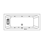 WELLNESS KAD MASAŽNA KOLPA SAN ELEKTRA 190X90/O ELITE MASAŽA OBLOGA+ MIKROŠOBE - slika 3