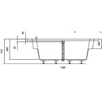 WELLNESS KAD MASAŽNA KOLPA SAN OPERA 180/O VITAL MASAŽA Z OBLOGO IN ROČAJEM - slika 3
