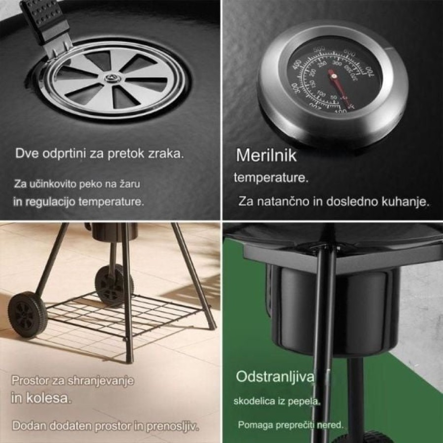 ŽAR NA OGLJE VONHAUS KETTLE BBQ ŽAR NA OGLJE VONDV-2500934 - slika 7