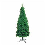 ZELENA NOVOLETNA JELKA SLIM LINE IZ UMETNE MASE, VIŠINE 185 CM