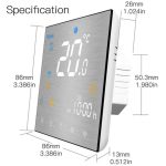 DODATEK ZA PAMETNI DOM MOES PAMETNI TERMOSTAT VODNO TALNO OGREVANJE ZHT3000GA - slika 2