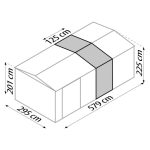 DODATKI ZA KOVINSKE HIŠKE VITAVIA RAZŠIRITVENI ELEMENT 410 - slika 2