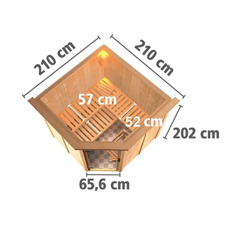 FINSKA SAVNA JARIN 9+9KW GRELEC BIO KOTNI VHOD+STREŠ.VENEC - slika 8